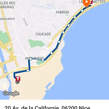Magnifique 60m2 ,3 Pieces , Equipee,tres Lumineux, 2 Minutes A Pied De La Plage Nice